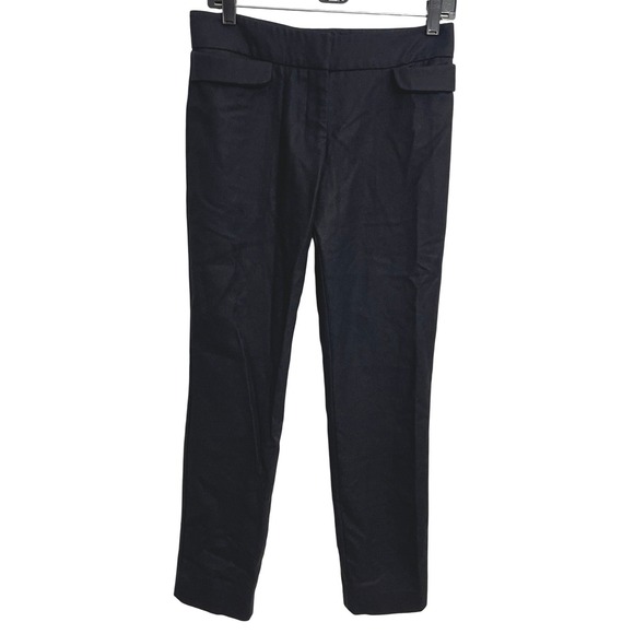 Yves Saint Laurent 100% Wool Tailored Trousers Black FW2008 Old Money Size F36 4